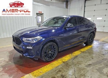 BMW X6 G06 2021 BMW X6 M50i 2021 4.4 Benzyna 523KM