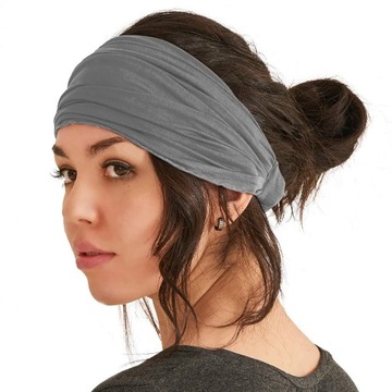 Sports Yoga Headbands For Women Men Solid Wide Cotton Lightweight Japanese