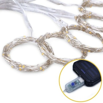 СВЕТОВАЯ ЗАВЕСА 200 LED ХОЛОДНЫЙ БЕЛЫЙ USB 3х2М