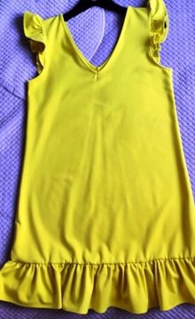 Reserved śliczna koktajlowa/dzienna sukienka 38 M