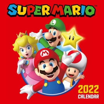 Kalendarz ścienny Super Mario na 2022