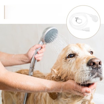 PIES KRAN PRYSZNICOWY UMYWALKA WĄŻ NATRYSKOWY SZYBKOZŁĄCZKA GŁOWICA PRYSZNICOWA