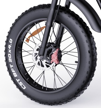 Электрический горный велосипед Ridstar Q20PRO 52 В 40 А 2000 Вт 20 дюймов с двойным двигателем
