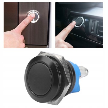 ВОДОНЕПРОНИЦАЕМЫЙ МЕТАЛЛИЧЕСКИЙ КНОПОЧНЫЙ ПЕРЕКЛЮЧАТЕЛЬ 16 ММ