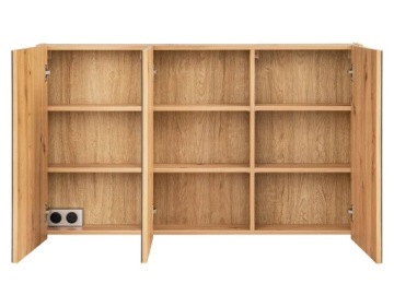 MADERA ШКАФ ДЛЯ ВАННОЙ 120СМ С ЗЕРКАЛОМ ДУБ