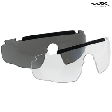 Баллистические очки Wiley X Sabre 2в1 СЕРЫЕ + ПРОЗРАЧНЫЕ