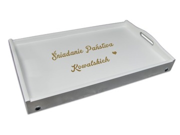 СТОЛ ДЛЯ ЗАВТРАКА ПОДАРОК ​​ДЛЯ ПАР НА ДЕНЬ ВАЛЕНТИНА СВАДЬБА С ГРАВИРОВКОЙ