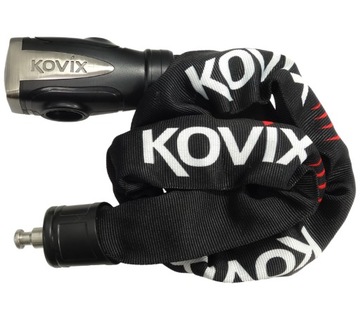 Łańcuch zabezpieczający z alarmem KOVIX 8mm 120cm