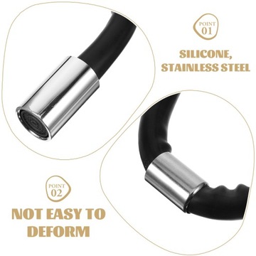 SILIKONOWA PRZEDŁUŻKA KRANU ZLEWANEGO ELASTYCZNA RURA WODNA