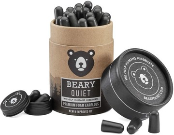BEARY QUIET ZATYCZKI STOPERY DO USZU Z UK / 38 DB