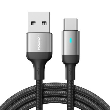 Joyroom kabel USB/USB C 3A szybkie ładowanie 1.2m