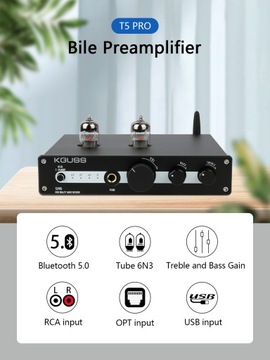 Предекодер для усилителя наушников Bluetooth KGUSS T5PRO