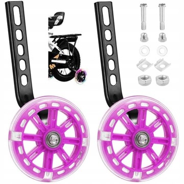 БОКОВЫЕ КОЛЕСА ДЛЯ ДЕТСКОГО ВЕЛОСИПЕДА ВЕЛОСИПЕДНЫЕ КОЛЕСА С ОСВЕЩЕНИЕМ ДЛЯ ОБУЧЕНИЯ ЕЗДЫ