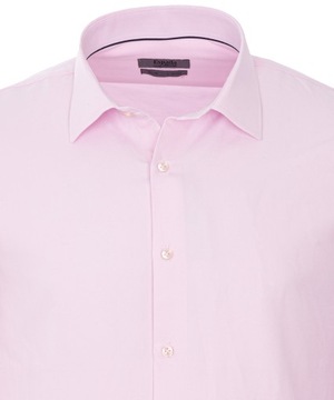 KOSZULA bawełna RÓŻOWA 3XL REGULAR KOŁNIERZYK