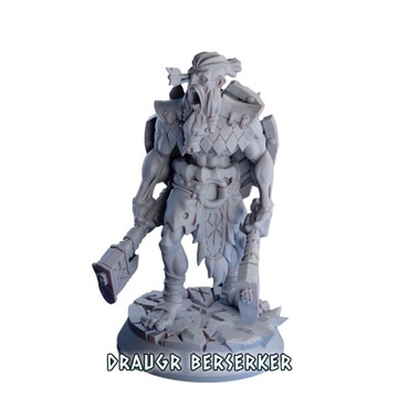 Draugr Berserker - Nieumarły - Figurka RPG D&D