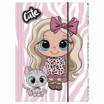 Teczka z gumką A4 CUTE BEST FRIEND DERFORM