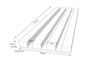 ламели на SLIM BOARD, декоративное панно, натуральный дуб, вотан, катания, другие