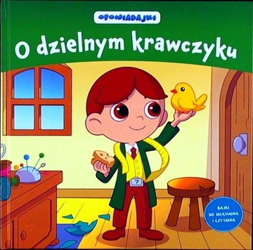 Opowiadajki O dzielnym krawczyku Książka + figurka