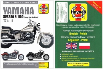 YAMAHA XVS650 XVS1100 Drag Star V-STAR 97-11 instrukcja napraw +GRATIS 24h