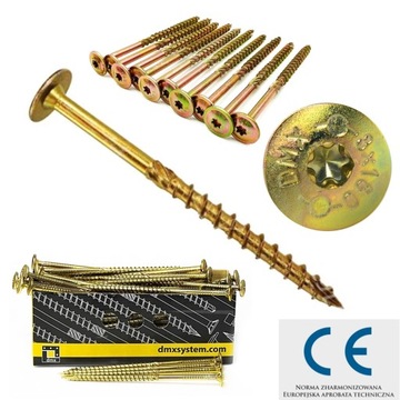 WKRĘTY CIESIELSKIE 10x320 TORX ŁEB TALERZOWY 25szt