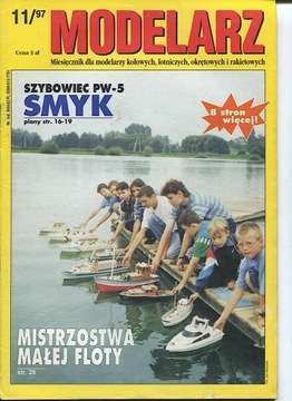 Modelarz 11/1997 Kaszubski Brzeg, PW-5 Smyk