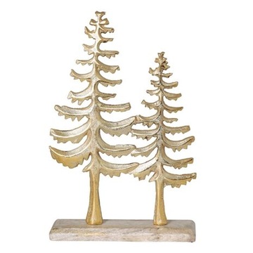 FIGURKA CHOINKA CHOINKI METALOWE DEKORACJA ŚWIĄTECZNA NA PREZENT CHOINKĘ L