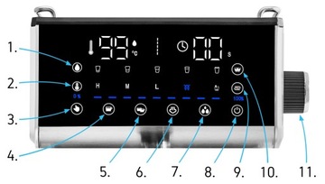 Кофемашина под давлением Yoer 20бар Frother 1350Вт +ТЕРМОБЛОК