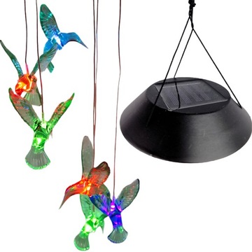 Lampa solarna KOLIBRY LED girlanda 70cm lampki solarne ogród balkon lampka
