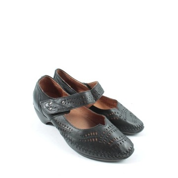 HUSH PUPPIES Buty z zabudowanym przodem czarny