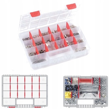 KISTENBERG ORGANIZER SKRZYNKA NA ŚRUBKI WKRĘTY