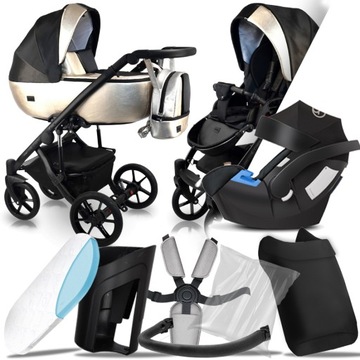 WÓZEK 3W1 BEXA AIR PRO AI17 I + FOTELIK CYBEX ATON