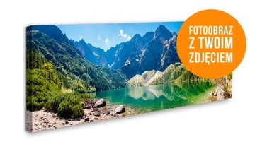 FOTO-OBRAZ na płótnie CANVAS twoje zdjęcie 30x70cm