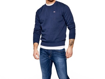 Bluza męska TOMMY JEANS TJM REGULAR FLEECE CREW NECK INDIGO