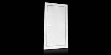 Дверь ревизионная металлическая 25х60см с замком/защелкой