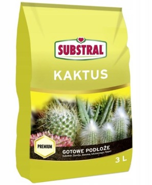 SUBSTRAL Podłoże, ziemia do kaktusów 3L