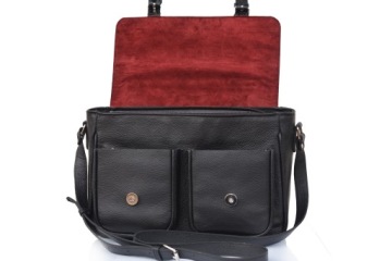 COBY СУМОЧКА ЖЕНСКАЯ ПОЧТОВАЯ СУМКА ЧЕРНАЯ КОЖАНАЯ МОДНАЯ