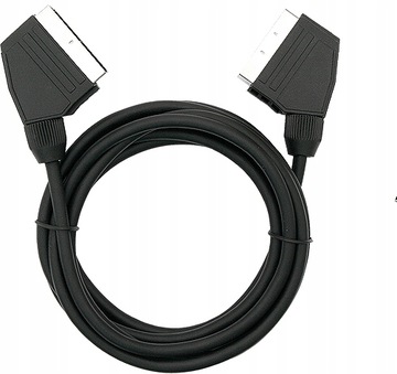 KABEL PRZEWÓD PRZYŁĄCZE 2X EURO SCART EUROZŁĄCZE 21PIN 5M