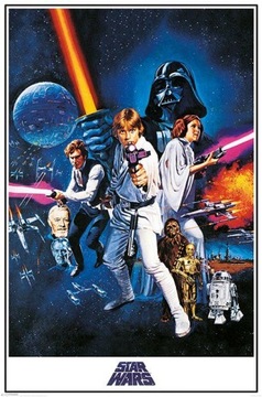 Star Wars Nowa Nadzieja Plakat na ścianę 61x91,5cm