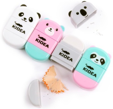 ТОЧИЛКА KIDEA С ЛАСТИКОМ BEARS MIX 89918