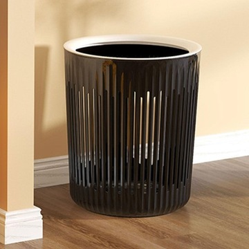 Контейнер для мусора круглый для прачечной, кухни, детской комнаты, черный S