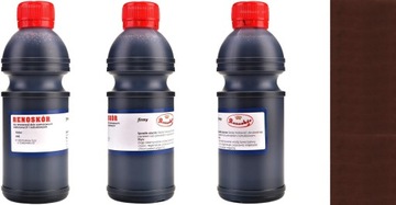 CIEMNY BRĄZOWY 02 BRĄZOWA FARBA RENOWACJA SKÓRY ZAMSZU NUBUKU 500 ml G13-05