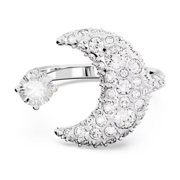 SWAROVSKI - Pierścionek Luna księżyc RHS r. 55