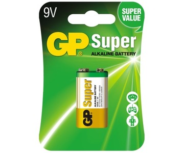 Bateria alkaliczna 6LF22 GP SUPER B1 9V 1604A