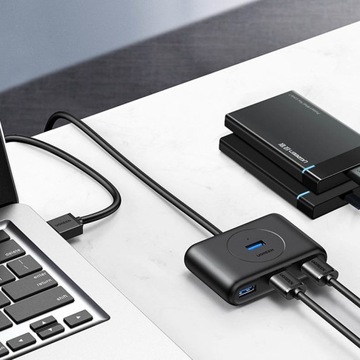 UGREEN АДАПТЕР-концентратор-разветвитель USB-C 4x USB 3.0 1M