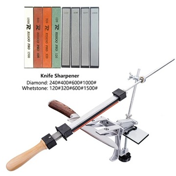 Knife Sharpener Fixed Angle Sharpener 360 Degree Flipping Diamond Sharpenin