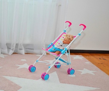 КОЛЯСКА ДЛЯ КУКЛ Milly Mally Julia Candy СКЛАДНАЯ