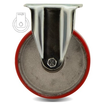 123HZPU125K2 Колесо fi 125 тележки комплект из 4 шт.