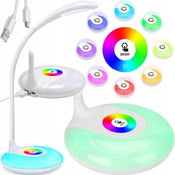 Lampka na biurko biurkowa LED regulacja organizer