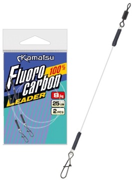 Przypon fluorocarbonowy Kamatsu 0,70mm 45cm 2szt.