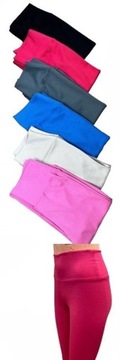 LEGGINSY PRĄŻKOWANE SPODNIE PRĄŻEK GETRY 4XL/5XL